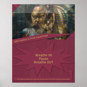 Self-Control Is YOUR SuperPower Poster