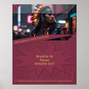 Self-Control Is YOUR SuperPower Poster