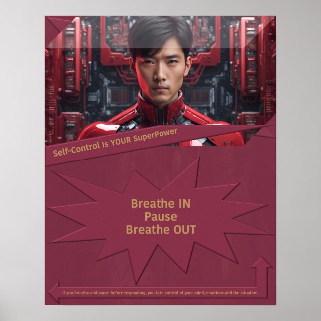 Self-Control Is YOUR SuperPower Poster (Front)