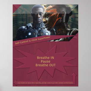 Self-Control Is YOUR SuperPower Poster