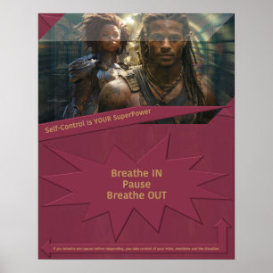 Self-Control Is YOUR SuperPower Poster