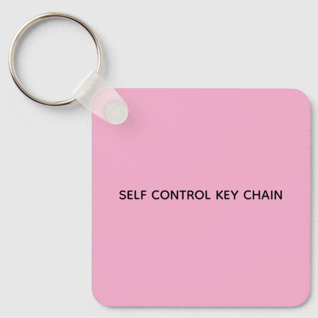 SELF CONTROL KEY CHAIN  (Front)