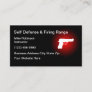 Self Defence Shooting Range Business Card
