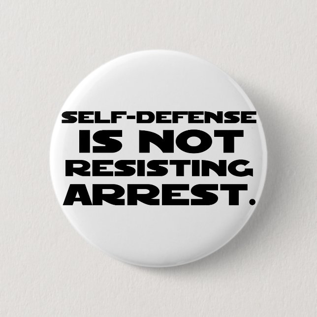 Self-Defense3 Pinback Button (Front)