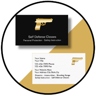 Self Defense Business Cards