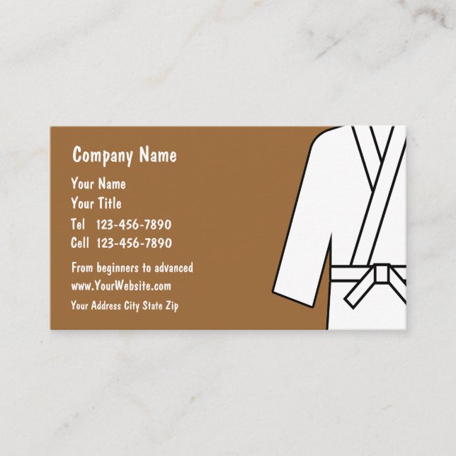 Self Defense Business Cards (Front)