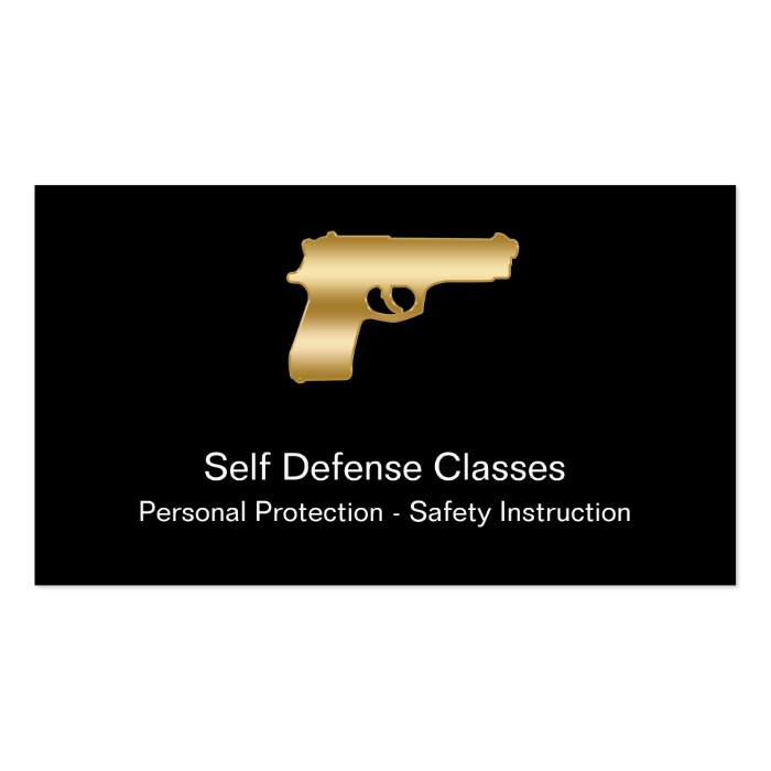 Self Defense Business Cards