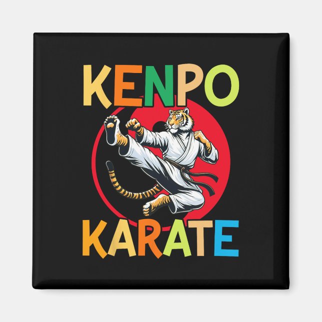 Self Defense Kenpo Karate Martial Arts  Magnet (Front)