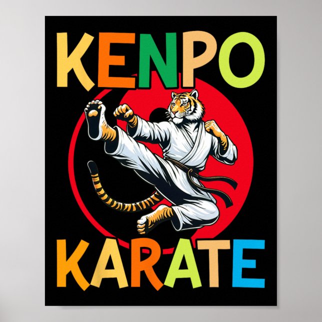 Self Defense Kenpo Karate Martial Arts  Poster (Front)
