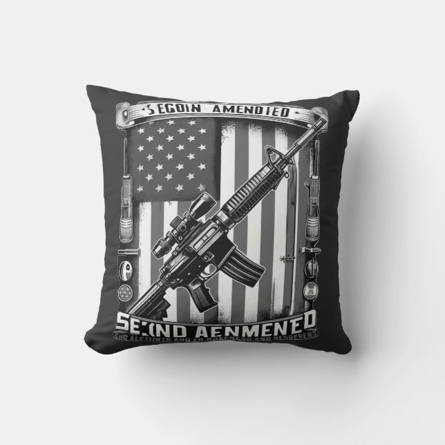 Self-Defense Throw Pillow (Front)