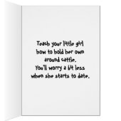 Self Defense Western Style - Cowboy Parenting Cards (Inside (Right))