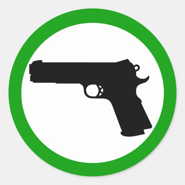 Self-Defense Zone sticker (Front)