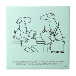 Self-Diagnosis Ceramic Tile