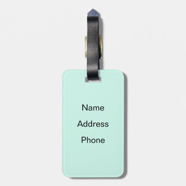 Self-Diagnosis Luggage Tag (Back Vertical)