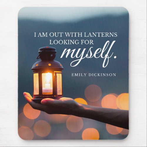 Self_Discovery Inspirational Quote Mouse Pad