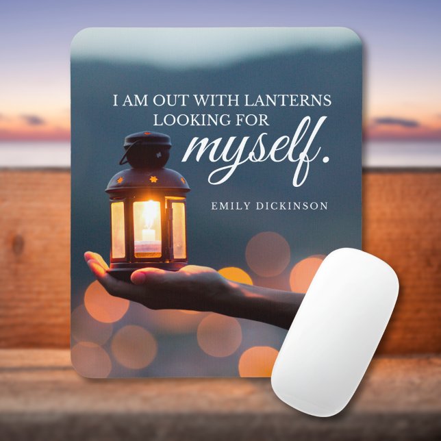 Self-Discovery Inspirational Quote Mouse Pad (Creator Uploaded)