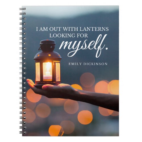 Self_Discovery Inspirational Quote Notebook