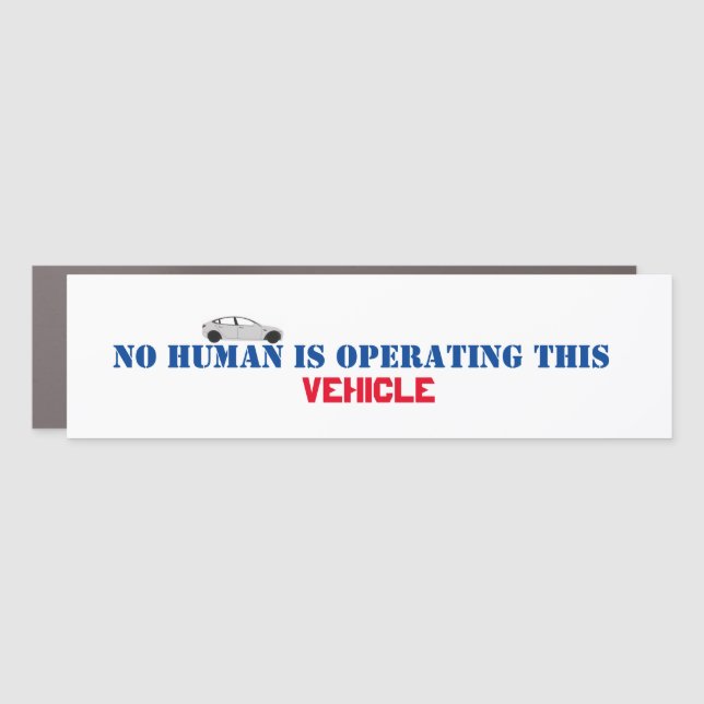 Self-Driving Car Magnet (Front)