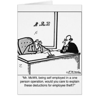 Self Employed & Employee Theft Cards