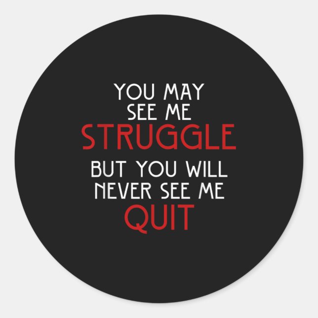 Self Employed Lancer New Quote Gift Retro Design  Classic Round Sticker (Front)