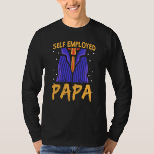 Self Employed Papa Work Freelancer Freelance Job D T-Shirt
