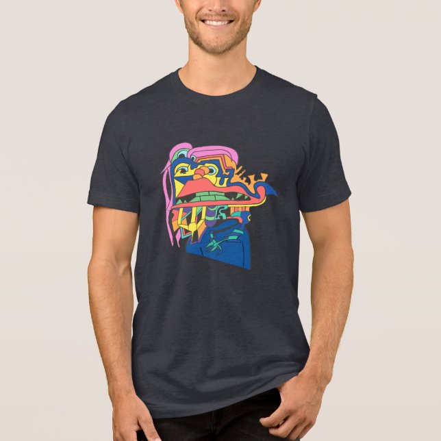 Self Esteem Under Construction Tri-Blend Shirt (Front)