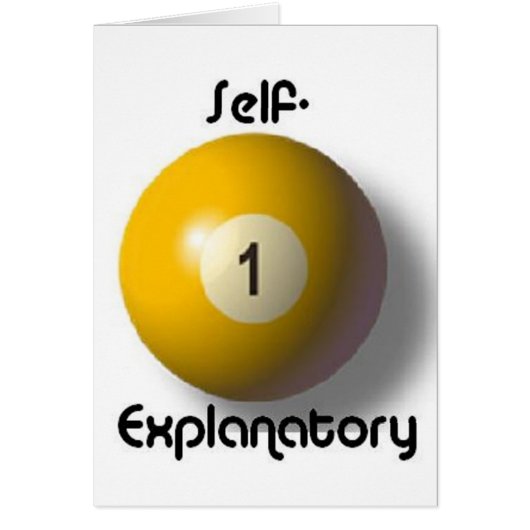 Self-explanatory Cards (Front)