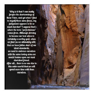 Self Forgiveness Inspirational Acrylic Print