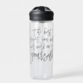 Shhh No One Cares Funny 32 Oz Engraved Water Bottle With Straw
