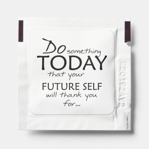 Self Hygiene Wash Your Hands Promotional Quote Hand Sanitizer Packet