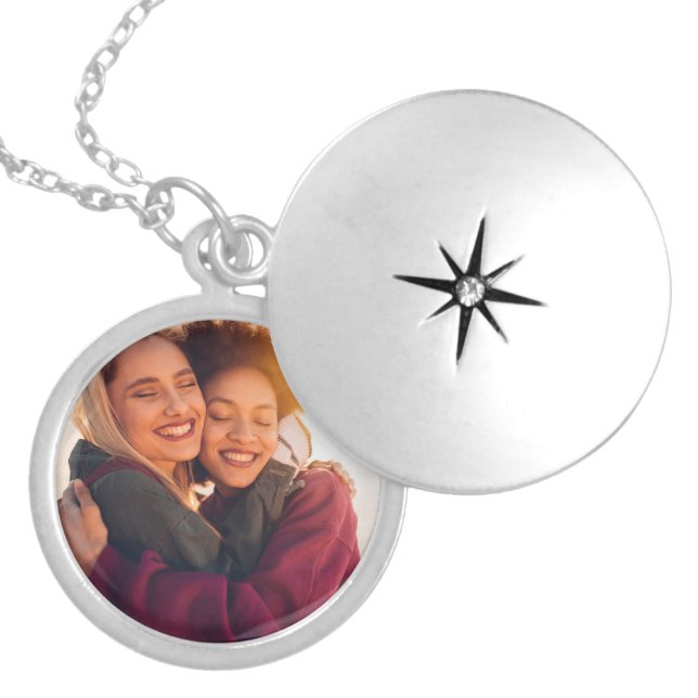 Self-imitation jewellery locket necklace (Front)