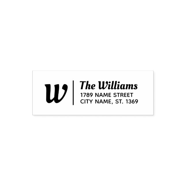 Self Inking Return Address Stamp (Design)