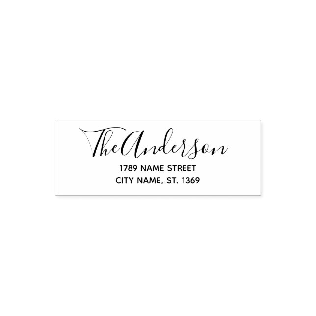 Self Inking Return Address Stamp (Design)