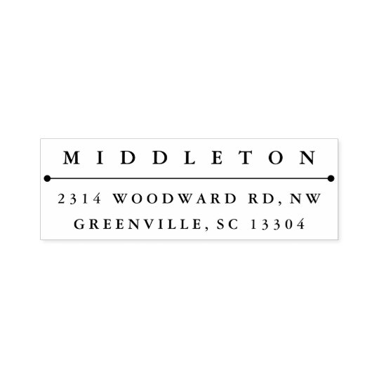 self inking return address
