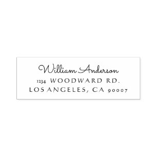 Self inking return address stamp "classic"