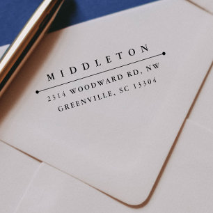 Self inking return address stamp "classic"