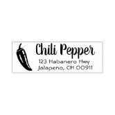 5 Chili Pepper Spice Rating Book Self-inking Stam Self-inking Stamp, Zazzle