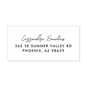 Self Inking Rubber Stamp