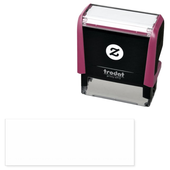 Self Inking Rubber Stamp (In Situ)