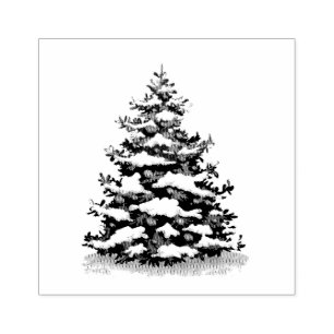 SELF INKING RUBBER STAMP : CHRISTMAS TREE