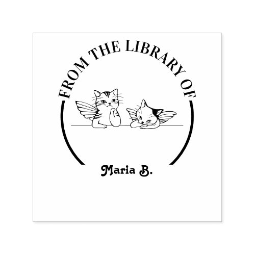 Self Inking Rubber Stamp Custom Library Stamp