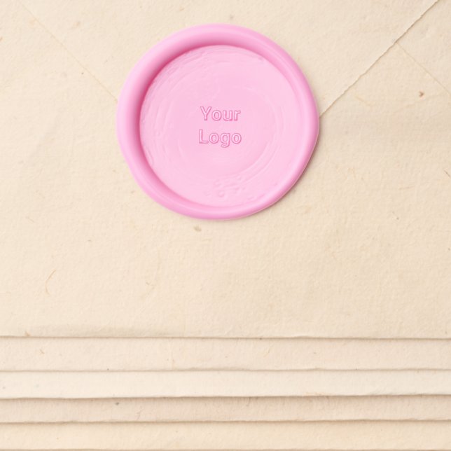 Self Inking Rubber Stamp Wax Seal Sticker (Front)