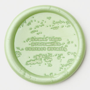 Self Inking Rubber Stamp Wax Seal Sticker