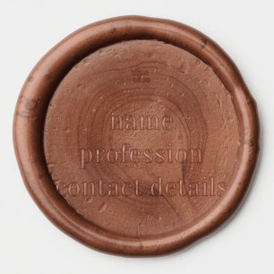 Self Inking Rubber Stamp Wax Seal Sticker