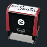 Self Inking Santa Signature Stamp Kids Christmas<br><div class="desc">Use this fun self inking rubber stamp on all your Christmas gifts, cards, letters from Santa Claus, and presents to kids of all ages. It's a simple stamp that says, "Love, Santa" in letters that look like handwritten script. You can change the font if you want, or change, add, or...</div>