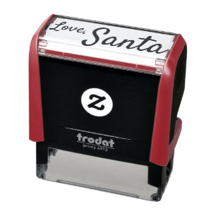 Self Inking Santa Signature Stamp Kids Christmas
