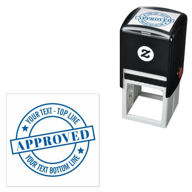 Self-Inking Stamp Personalized Seal of Approval (In Situ)