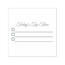 Self-Inking Top Three Stamp for Planner or Journal