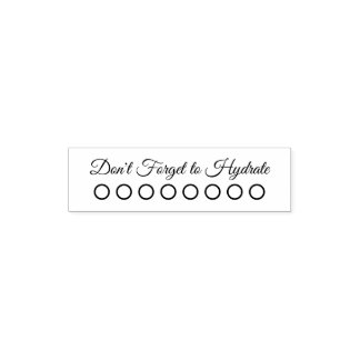 Self-Inking Water Tracker Stamp