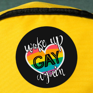 Self-ironic LGBTQ Pride rainbow flag fun Patch